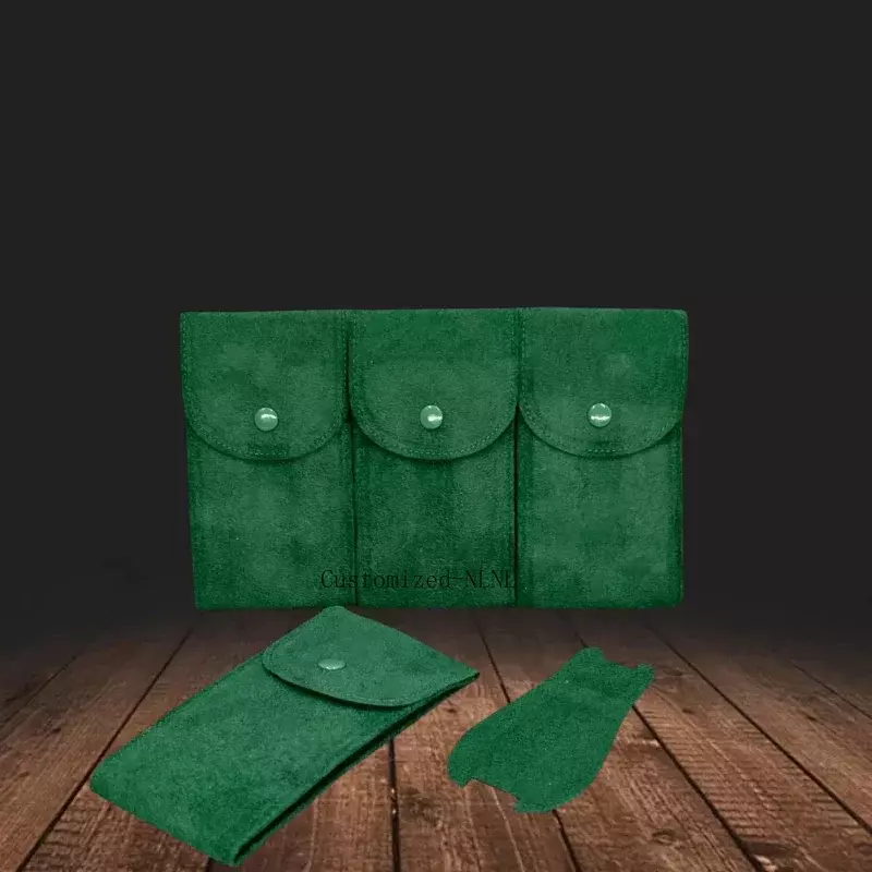 SE11 прямая Вельветовая зеленая сумка для часов защитная кожа Защита окружающей среды хранение белая пластиковая коробка