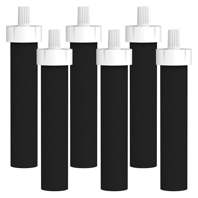 6 PCS Water Bottle Filters, Replacement Spare Parts Parts For Brita BB06, Brita Hard Sided And Sport Water Bottle Filter