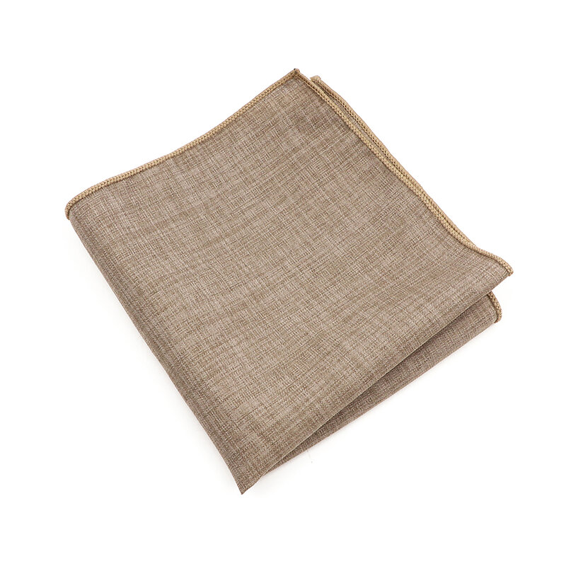 Solid Color Cotton Hankies Soft Touch Handkerchief For Men Candy Color Simple Pocket Square Men's Suit Chest Towel Accessories