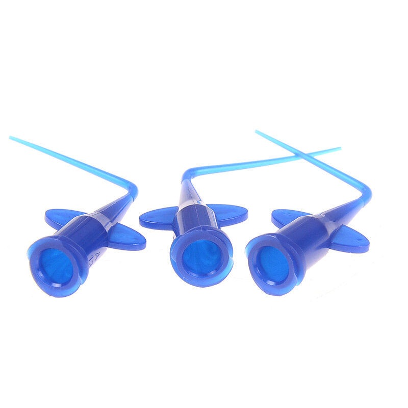Dental disposable syringe tip dental irrigation tips 50pcs bag blue