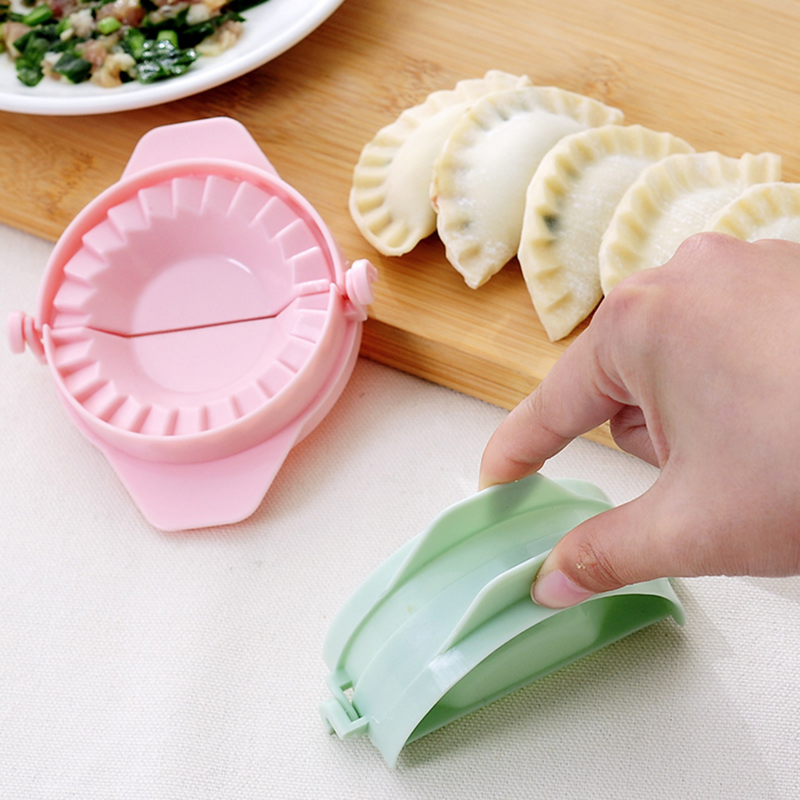 Plastic Dumpling Mold Set, Dough Press Gadgets para cozinhar bolinhos, Ravioli Maker, DIY Gadget, Jiaozi Maker, Utensílios de cozinha