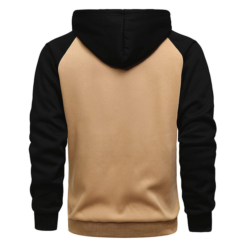 Coat Mens Sweatshirt Slim Polyester Pullover Winter With Pocket Autumn Casual Comfortable Fashion Fleece Hooded