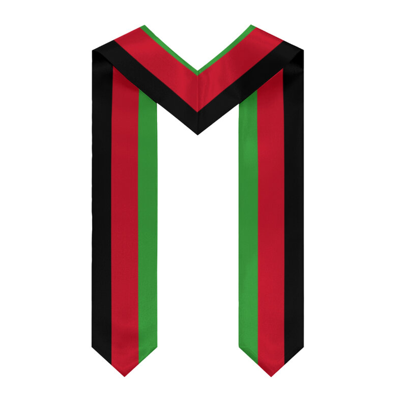 More design Graduation shawl Malawi Flag & United States Flag Stole Sash Honor Study Aboard International Students