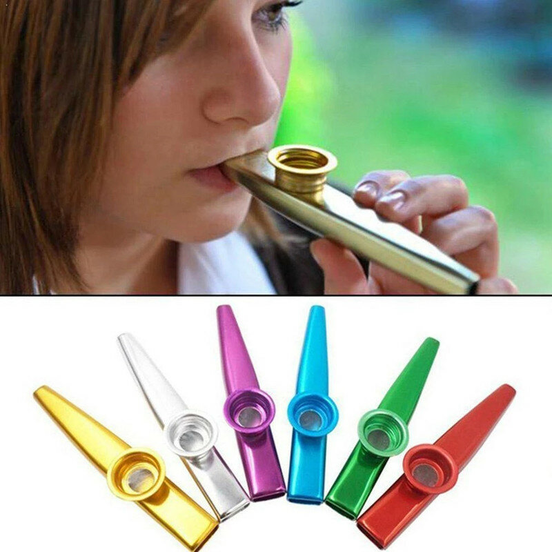 1PC  Metal  Musical Instruments Flutes Diaphragm Mouth Musical Instruments Good Companion for Guitar