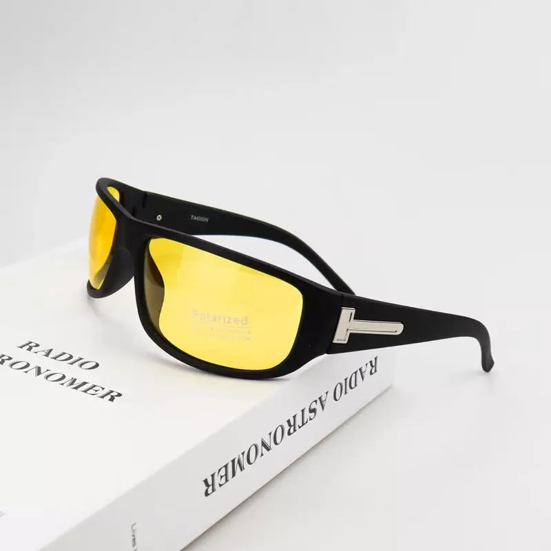 Lunettes de soleil de sport polarisées pour hommes et femmes, lunettes de conduite, lunettes de soleil de pêche, nuances de haute qualité, marque de mode, luxe, UV400, 5107