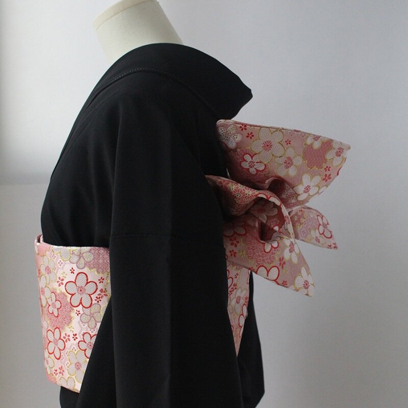 Obi para mulher japonês tradicional quimono arco atada vestido cinto