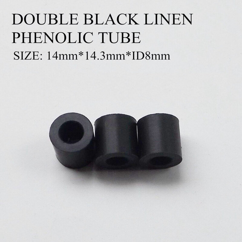 Billiard Ferrule Carbon Fiber Snooker Double Black Linen Phenolic Tube Billiard Parts Replacement Repair