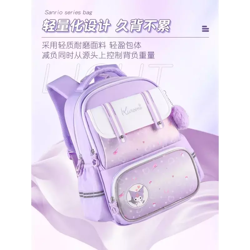 Sanrio-mochila escolar Clow M para estudiantes, mochila de gran capacidad, ligera, con dibujos animados para niños