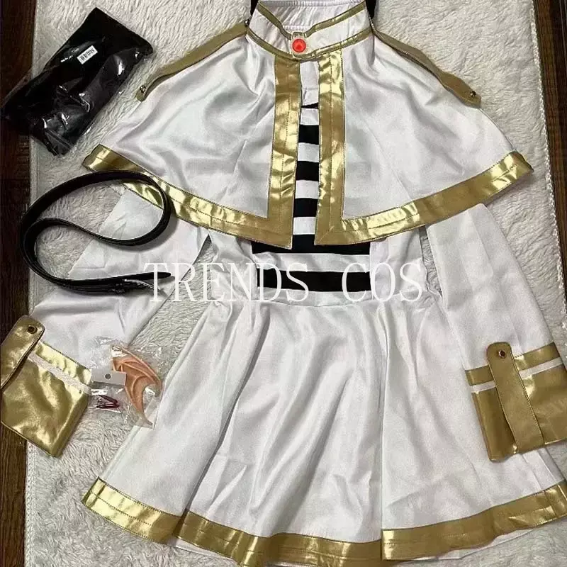 Frieren Cosplay Costume  Anime Frieren Beyond Journey's End Dress Ears Earrings Outfit Stockings Frieren Outfits