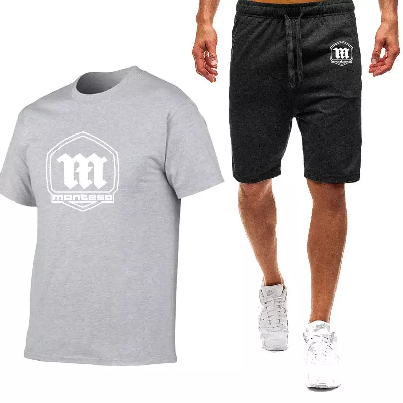 Montesa-Camiseta de motocicleta para hombre, camiseta de manga corta de nueve colores de alta calidad, traje informal Simple a la moda, novedad de verano 2023