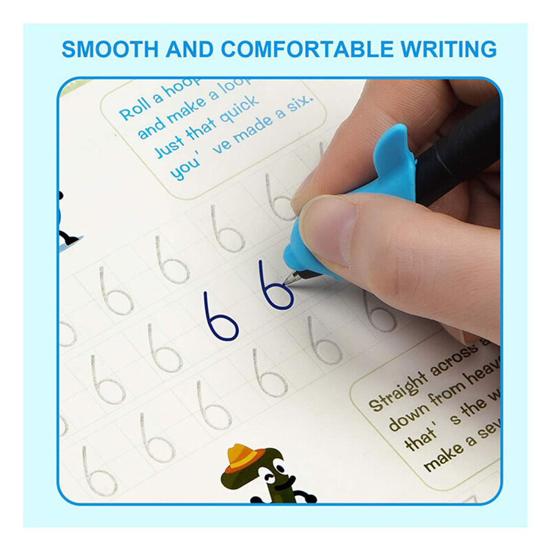 หนังสือ3D ภาษาอังกฤษสำหรับเด็กใช้ซ้ำได้เพื่อการเรียนรู้คณิตศาสตร์และการคัดลายมือตัวเลข0-100การศึกษาสำหรับเด็กของขวัญของเล่นตัวอักษร