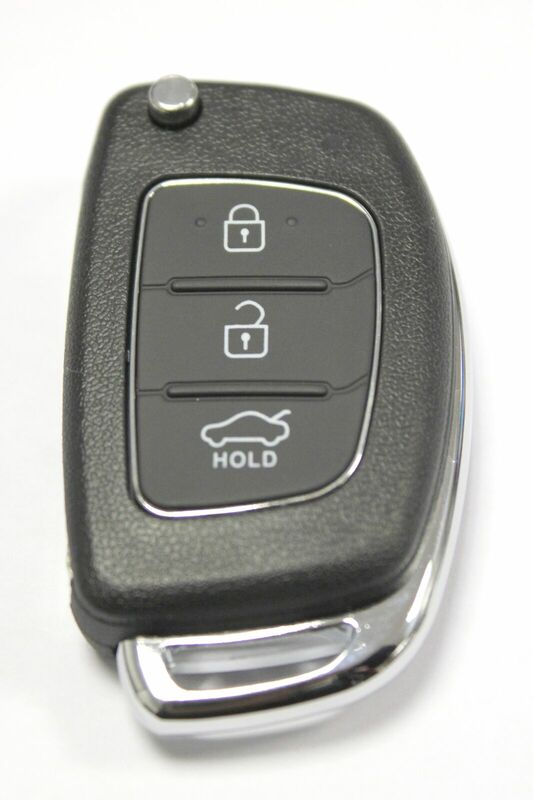 RDavid-Étui à clé de voiture à 3 boutons, coque à rabat, porte-clés à distance, adapté pour Hyundai I10, I20, I40, Feast 35 Santa Fe
