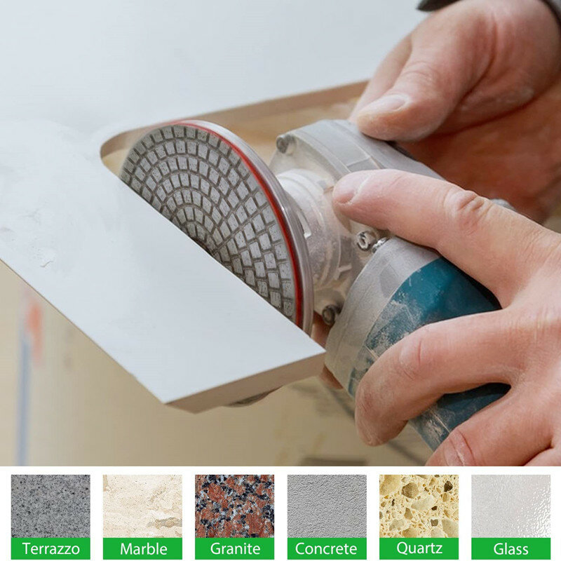 1pcs 3/4inch Flexible Sanding Grinding Disc Wet Diamond Polishing Pads Ceramic Marble Granite Stone Tile Hand Tools