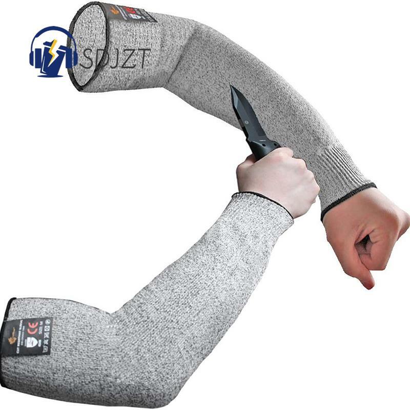 1Pc Niveau 5 Hppe Cut Resistant Anti-Lek Werk Bescherming Arm Sleeve Cover Anti-Cut Niveau 5 veiligheid Werkhandschoenen Cut Handschoenen
