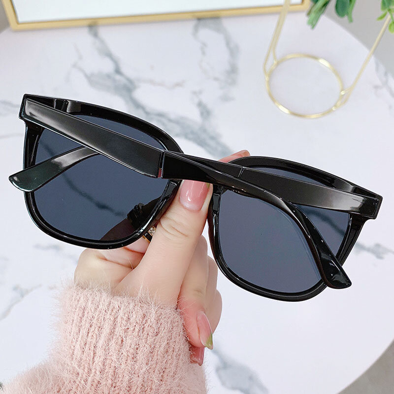 Солнцезащитные очки поляризационные для мужчин и женщин UV-400, роскошные брендовые Модные Винтажные круглые солнечные очки со складками в оправе, 2023