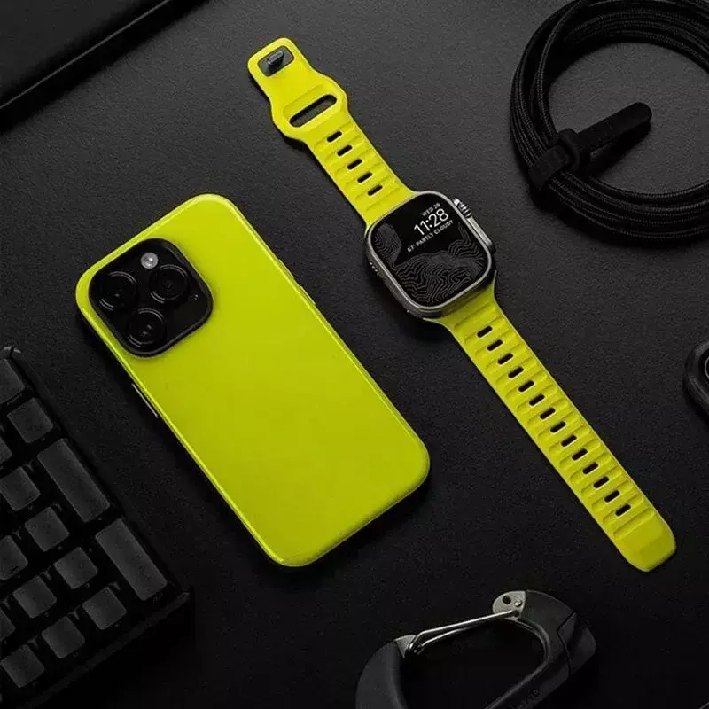 Soft Silicone Strap For Apple Watch Band Ultra 2 49mm 44mm 45mm 42mm 41mm 42mm sport Watchband iwatch Serise 5 6 7 8 9  bracelet