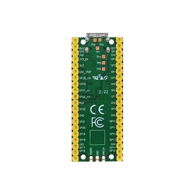 Raspberry Pi-RP2040 Pico Board, Dual-Core, 264KB, microcomputadores de baixa potência, de alto desempenho, Cortex-M0 Processador