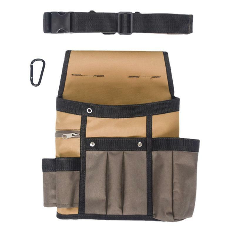 Electrician Tool Pouch Multifunctional Utility Belt Bag Adjustable Tool Belt Bags For Construction Electrician Carpenter