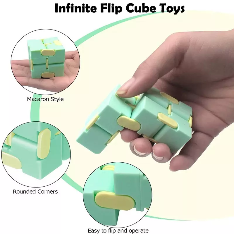 Cube de puzzle magique anti-souligné pour adultes, jouets d'instituts, MF ite Flip, jouets mentaires oriels drôles pour enfants, besoins spéciaux, cadeaux de Noël