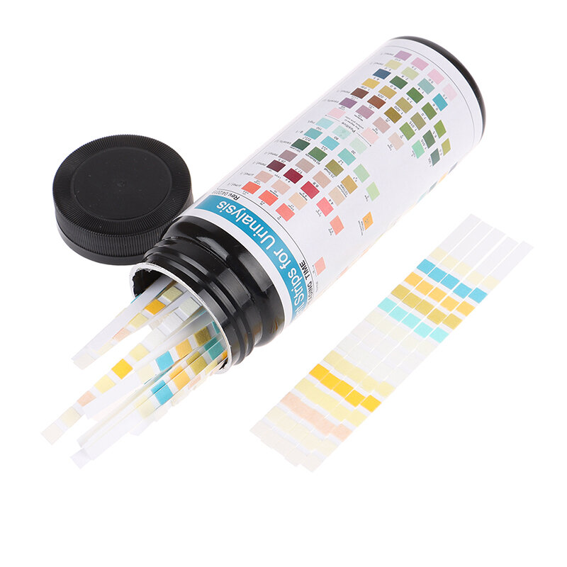 URS-14 100 bandelettes de papier de test de réactif Urinsubtil Bandelettes de test de PH urinaire Leucocytes