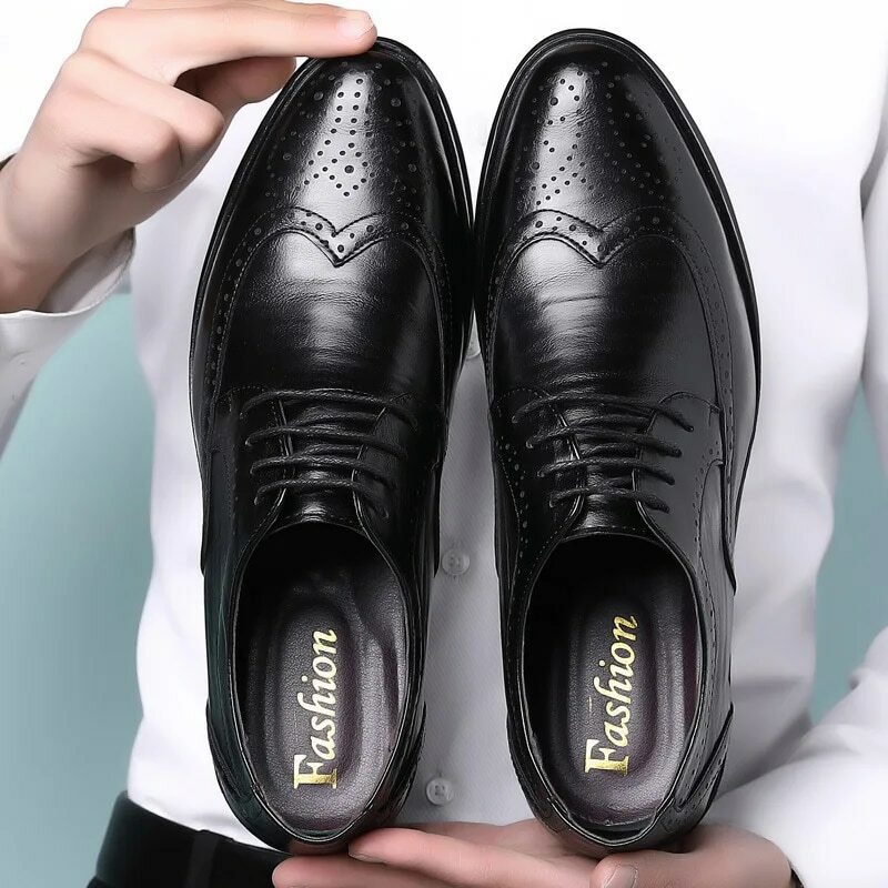 Ręcznie robione męskie buty Oxford oryginalne skórzane buty ze skóry cielęcej klasyczne formalne buty biznesowe męskie