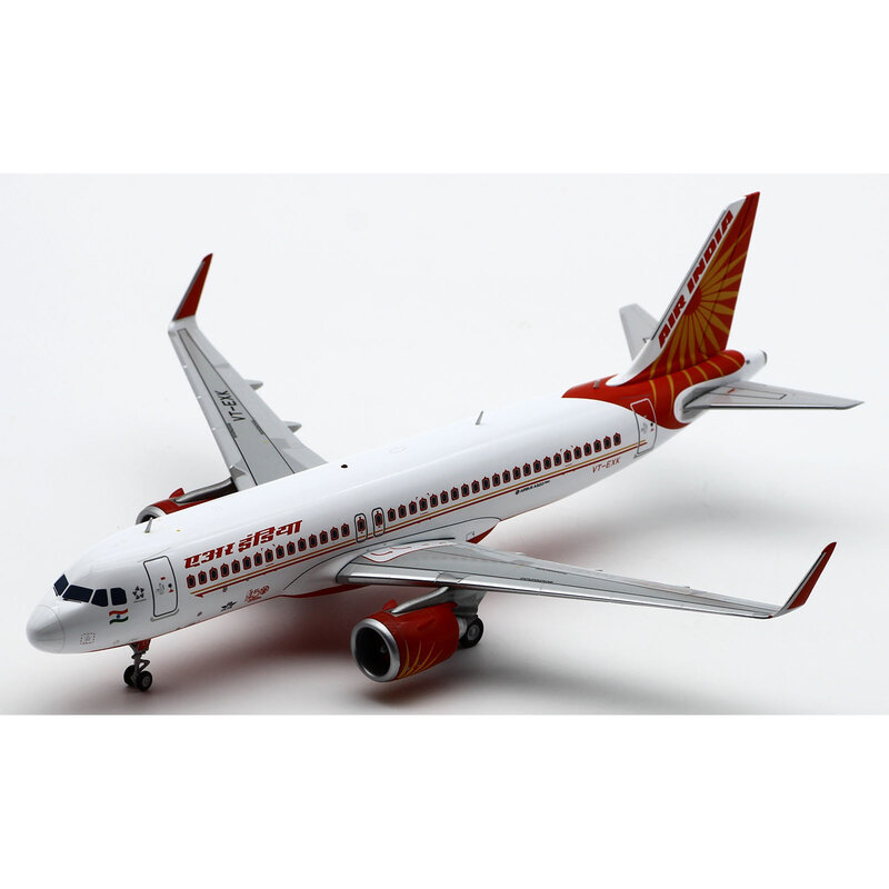 JC Asas Liga Colecionáveis Avião, Air Índia Airbus A320neo Diecast Aircraft Jet Model, Presente, LH2411, 1:200, VT-EXK