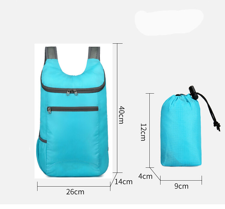 Mochila impermeable plegable portátil para hombre y mujer, bolsa de gimnasio para estudiantes, bolso de viaje de gran capacidad para movimiento al aire libre, nueva