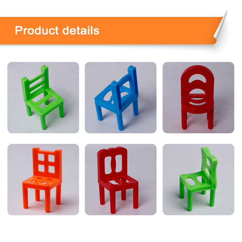 Sedie impilabili sedia impilabili giocattoli per l'interazione genitore-figlio