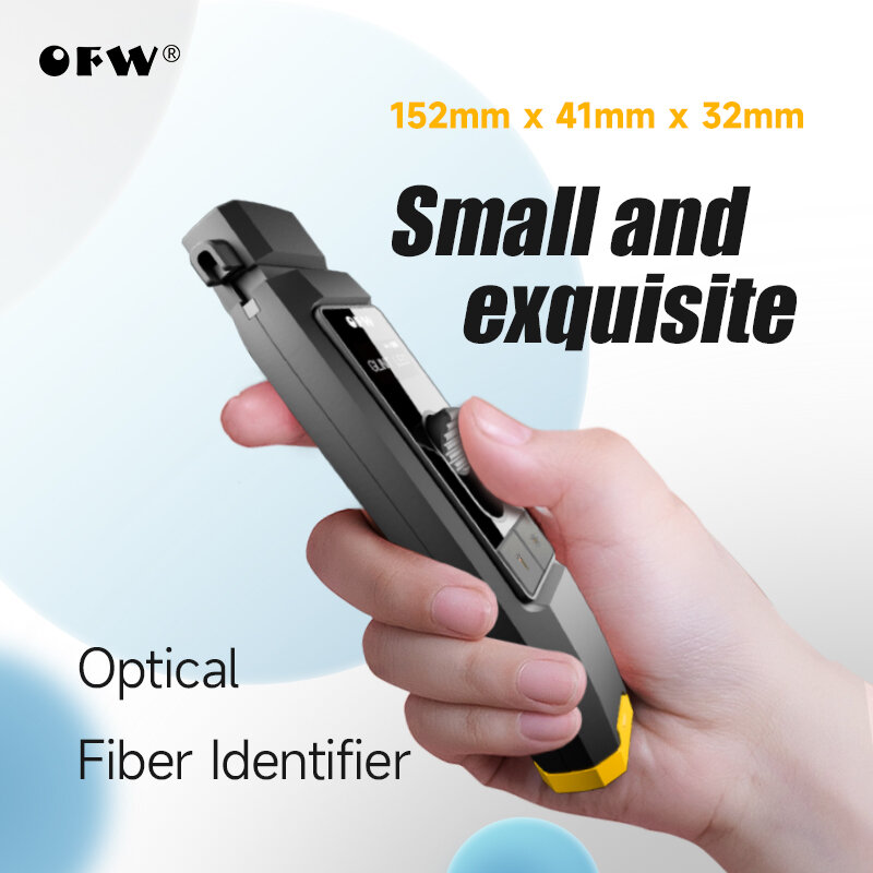 OFW-Identificador de fibra óptica, Detector de fibra en vivo con localizador Visual de fallos, luz LED 700-1700nm SM MM