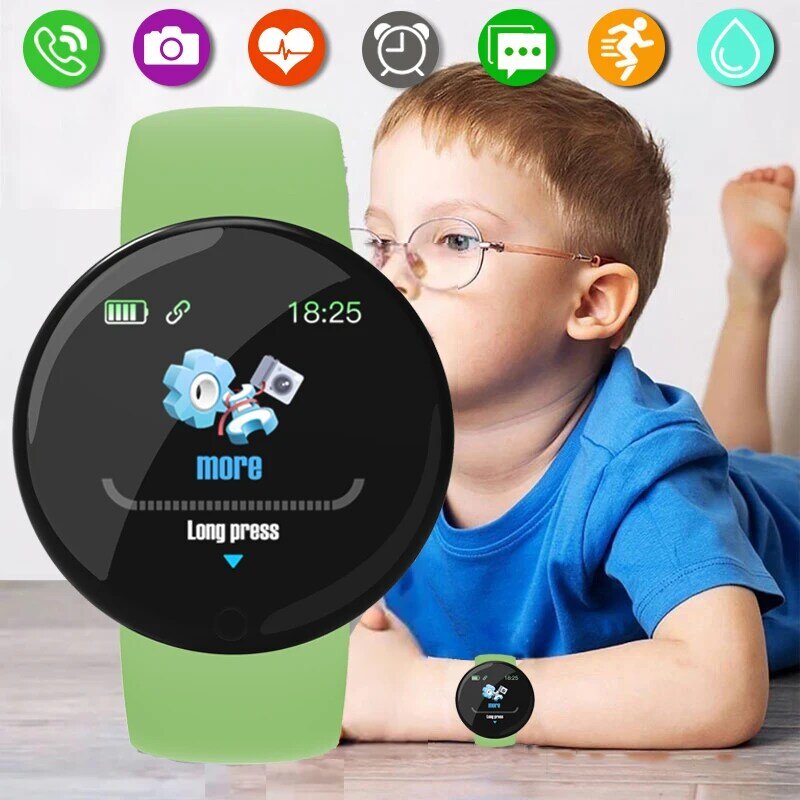 Детские Смарт-часы с фитнес-трекером и Пульсометром