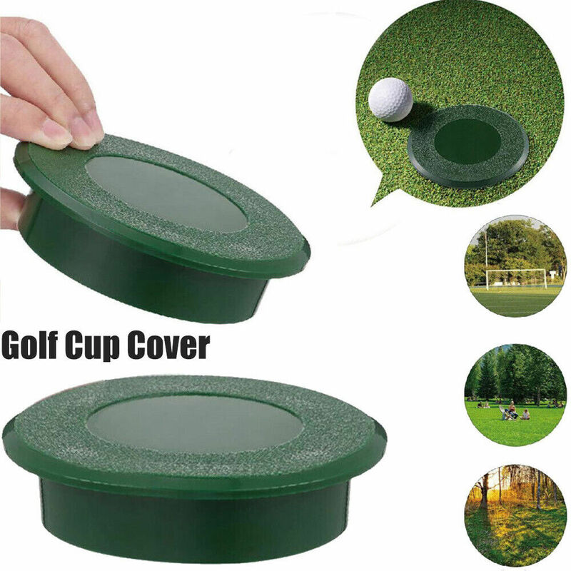 Coperchio della tazza da Golf coperchio del foro tazza per mettere tazza con foro verde ausili per l'allenamento per la pratica accessori per la tazza del foro del campo da Golf verde per la casa