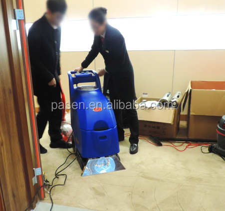 Lavasciuga pavimenti industriale per ufficio macchina per l'estrazione di tappeti scrubber per la pulizia dei tappeti a risparmio di tempo