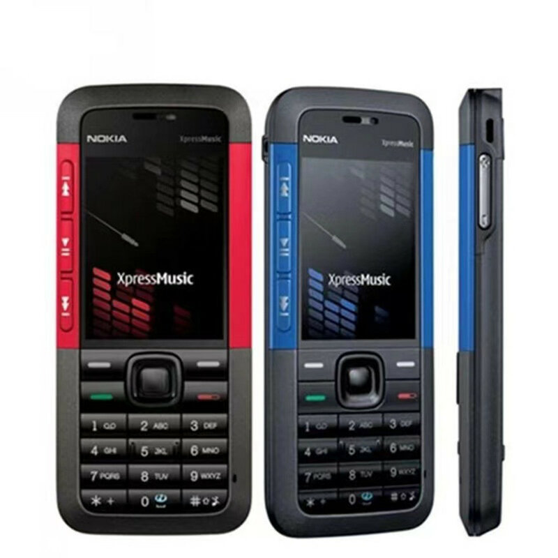 Nokia ultra-fino teclado celular, câmera 3G, telefone 3G para criança sênior, 5310Xm, C2, GSM, WCDMA, Novo, 2022