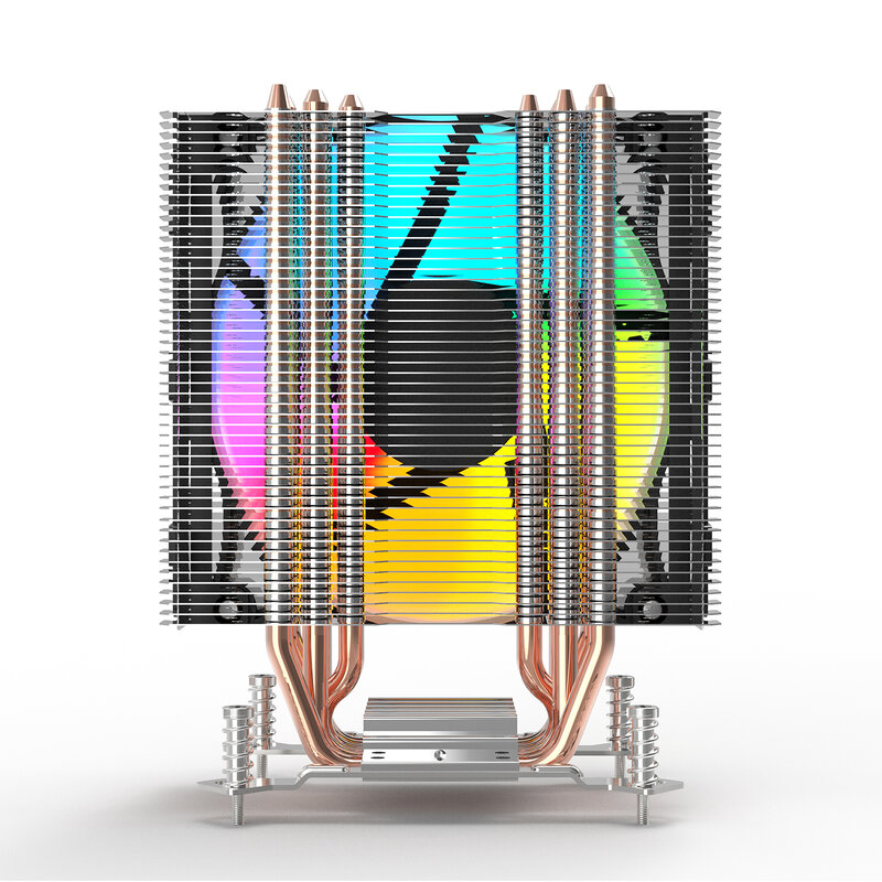 HUANANANZHI-Dissipador de cobre Heat Pipe Fan, Ventilador CPU, Quiet Radiator, dissipador, LED, A300, A400, A500, A700, A04, A06, 4 e 6