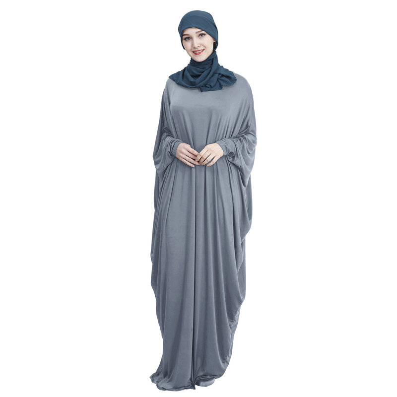 Мусульманская женская молитвенная одежда, мусульманская одежда, Рамадан Eid Арабская абайя Макси платье свободного кроя, химар Abayas Дубай, кафтан, скромные Абайи