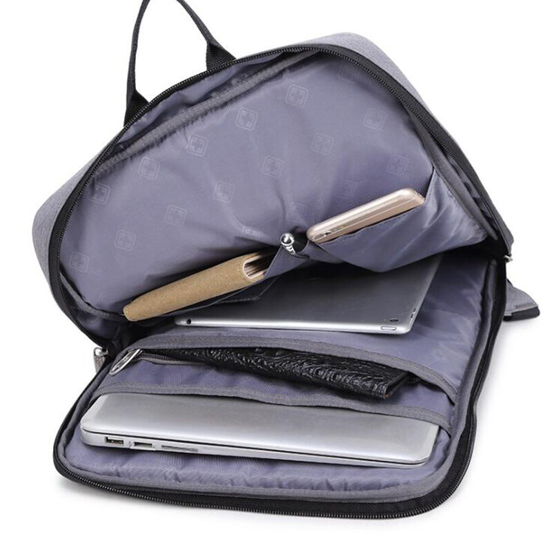 2022 nuova borsa per laptop ultrasottile borsa casual da lavoro da uomo versione coreana dello zaino semplice e leggero alla moda impermeabile