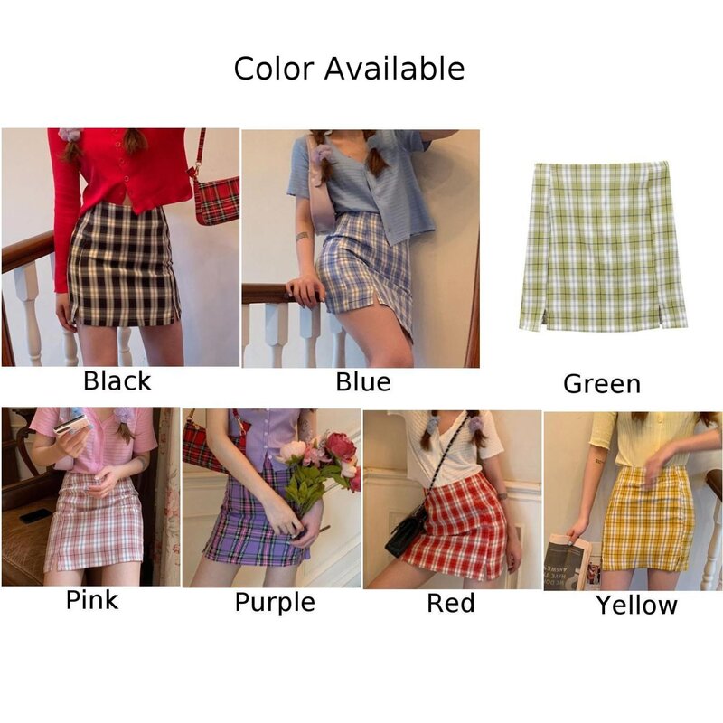Mini-saia plissada confortável feminina, xadrez casual, estilo escolar, doce menina, lazer diário feminino, namoro, moda feminina