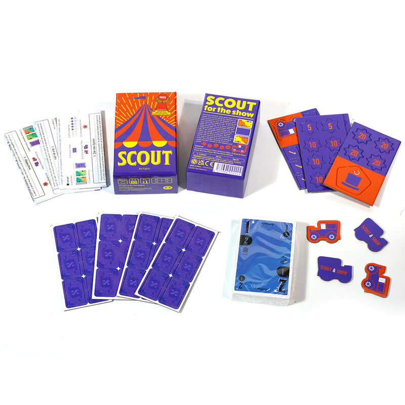 Permainan kartu Pramuka sirkus permainan papan Pramuka 2-5 orang