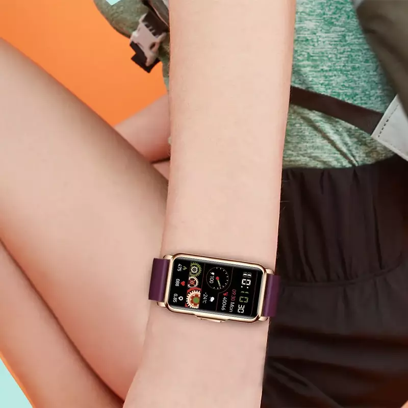 H80 relógio inteligente h80-relógio inteligente para mulheres, tela de toque completo hd, rosto personalizado, esportes, bluetooth, chamadas, moda