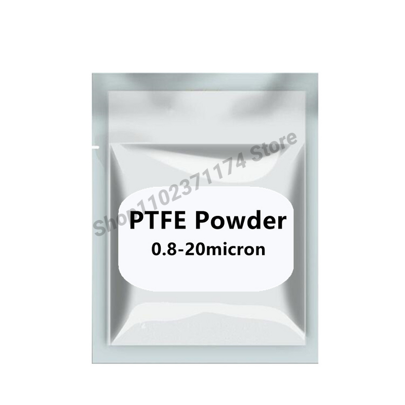 نانو PTFE مسحوق 1.6 مقاومة للتآكل عالية الجافة زيوت التشحيم الشحوم سلاسل الدراجات مساحيق متناهية الصغر حوالي 1-20um حجم متعدد