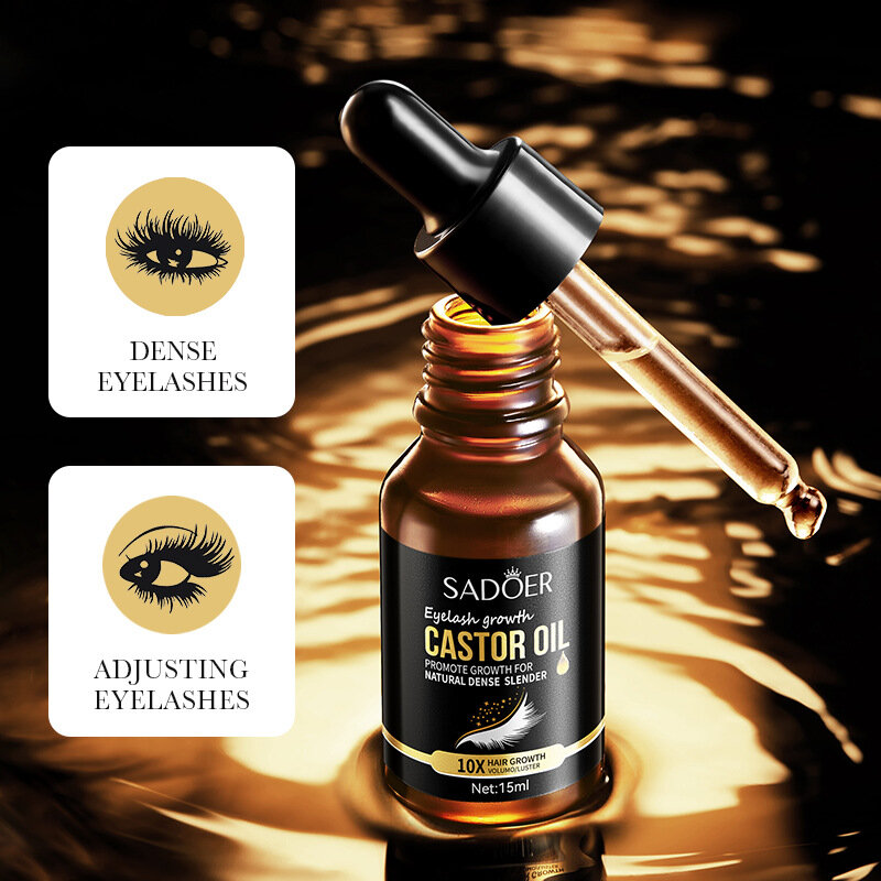 Eyelash Lengthening Liquid Eyelashes Castor Oil Eyelashes Thick and Lengthening Liquid Natural
