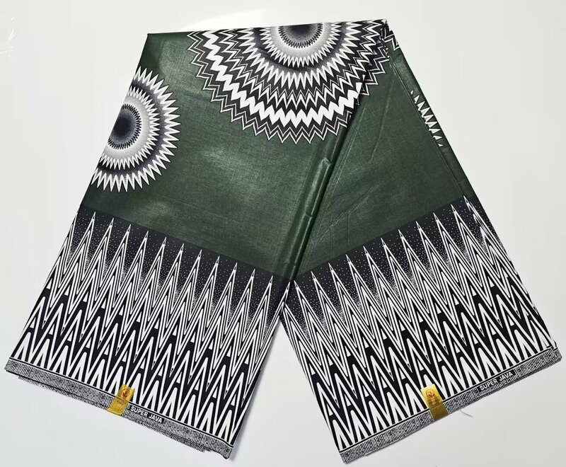 2024 New Arrival Guaranteed Veritable African Wax Fabric Ghana Style Ankara Java Wax Print Soft 100% Cotton Pagne Design TT3