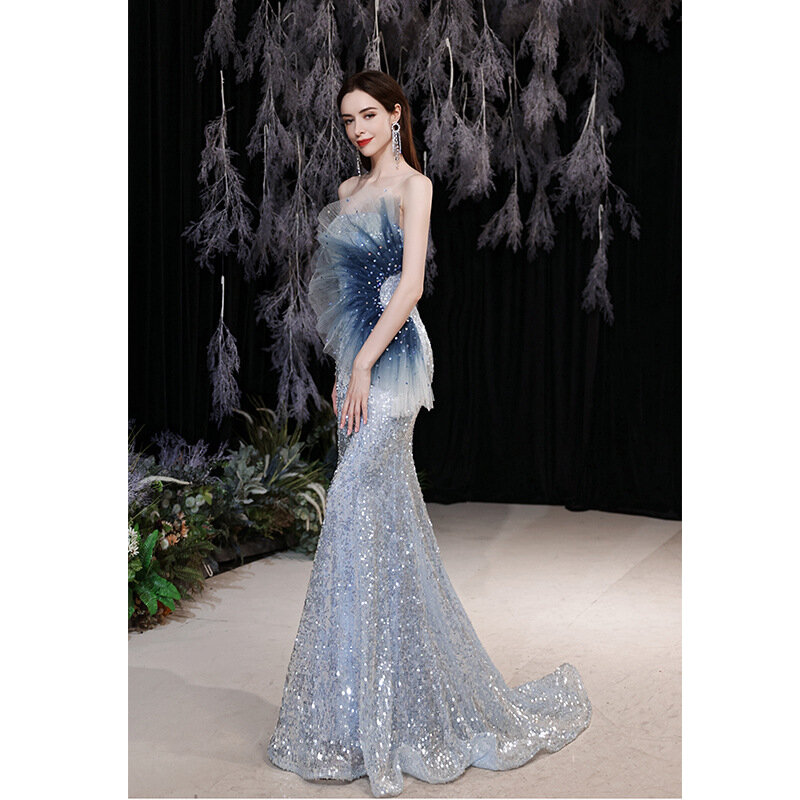 Luxo elegante vestidos longos de baile para eventos especiais, vestido de casamento, baile de gala, celebridade luxuosa, 2023