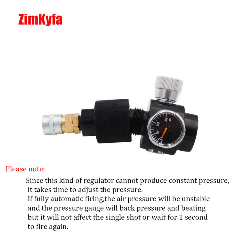 Válvula reguladora de CO2 HPA SLP FLEX, manguera remota de baja presión de 100cm, línea de bobina a G1/2-14 .825 ", botella de tanque de NGO, ayjust 0 ~ 200PSI