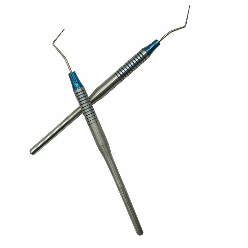 Materiales e instrumentos dentales, bolsa Periodontal con sonda de escala, mango de titanio de acero inoxidable, sonda de escala Periodontal, Pe