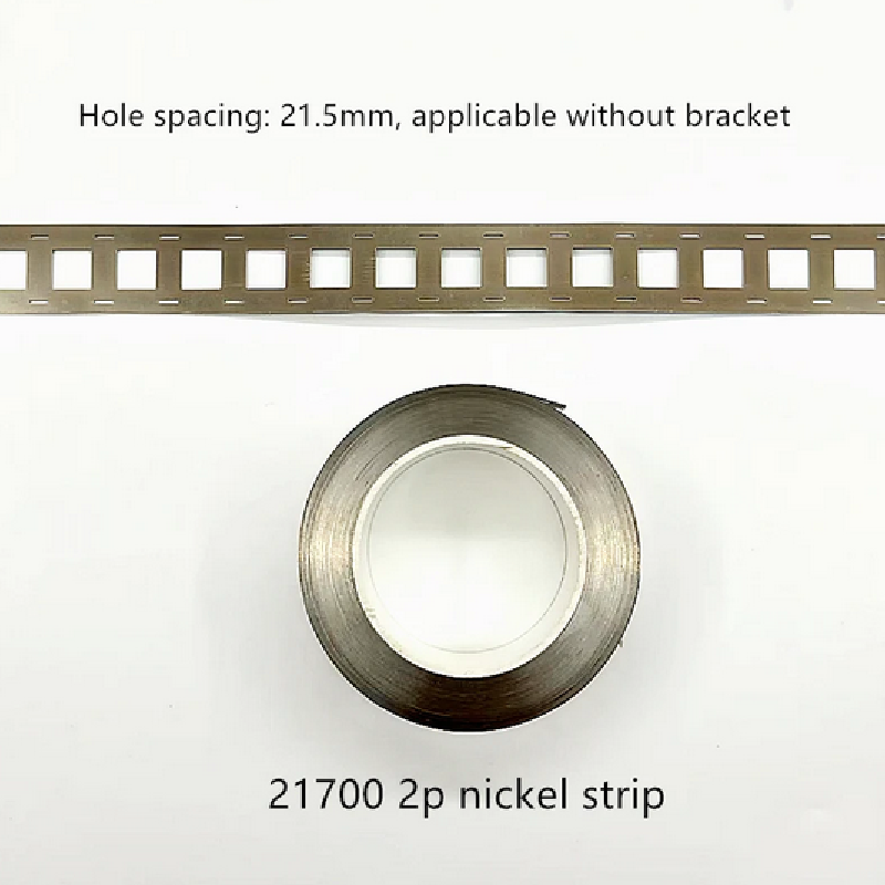 21700 Battery Hole Spacing 21.5mm Connection Plate Stamped SPCC Nickel Plating 1 Meter Parallel Without Bracket Nickel Strip