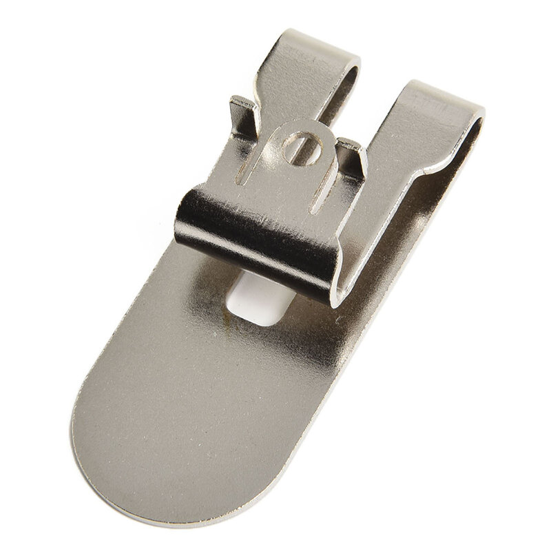 Juego de hebilla de cintura de herramienta eléctrica para Dewlatfor, incluye tornillo de gancho, gancho de taladro eléctrico plateado y Material de acero, N435687