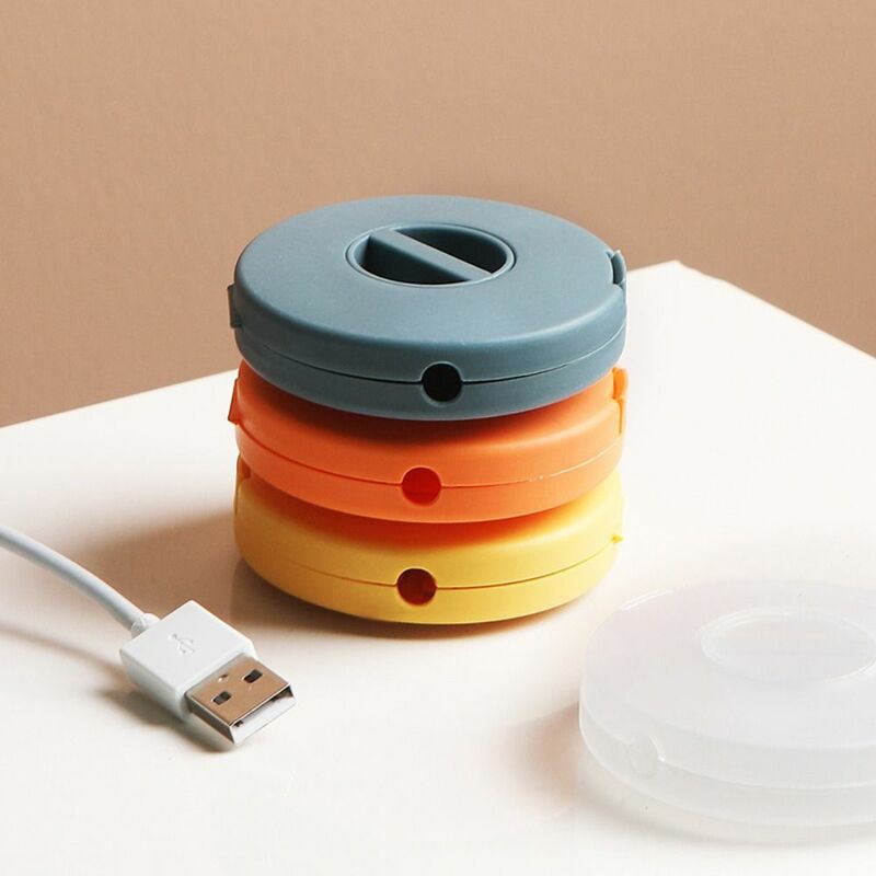 Rotating Cable Container Cellphone Earphone Cable Storage Box Wire Management Box Wire Storage Box USB Data Cable Wire Rack