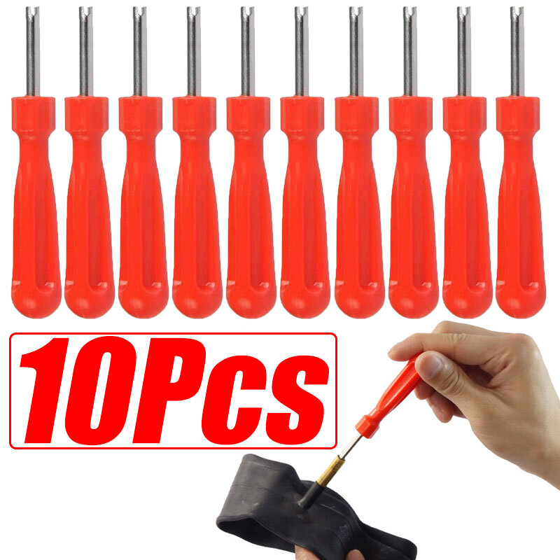 10/1Pcs Tire Valve Core Removal Tools Tyre Valve Core Wrench Spanner Tire Repair Tool Core Screwdriver for Car Bicycle Car Tools