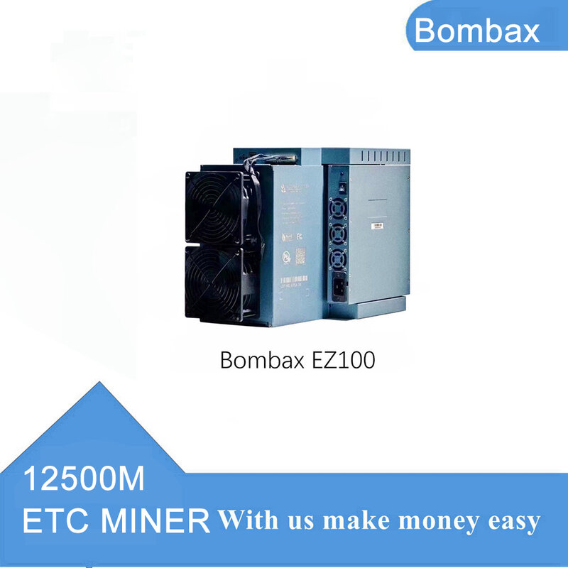 Bombax Eethereum clássico Asic Mineiro, Algorithme Etchash, Crypto Hardware, EZ100, 12500MH/S, 2200W, ETC